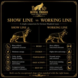 Show line vs working line German Shepherd puppy buyer guide