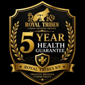 German Shepherd puppy health guarantee from Royal Tribes K9