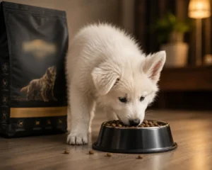 Best food for GSD puppy with balanced large breed nutrition