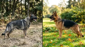 Working line vs show line German Shepherd comparison for families