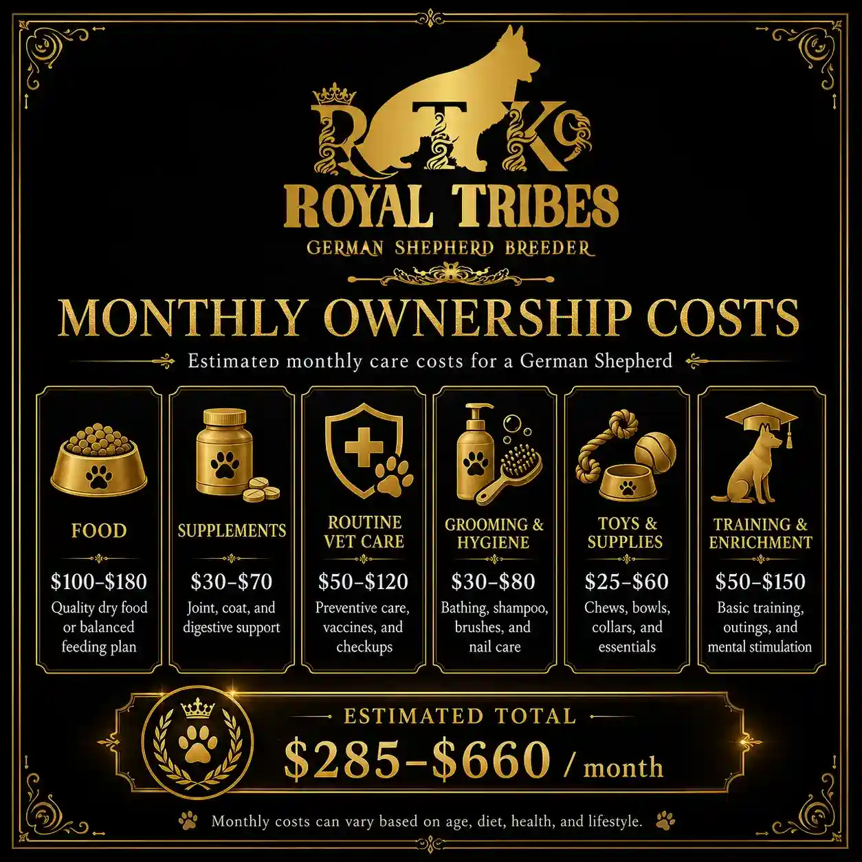 German Shepherd puppy care image for Royal Tribes K9 educational content 0367