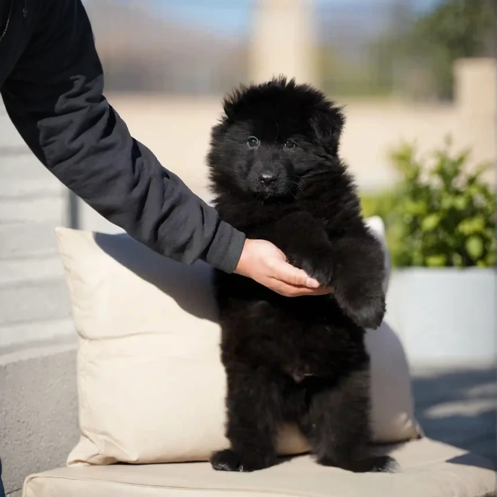 Falcon RTK9 Team ( Male ) Black Long Coat German Shepherd Puppy profile photo 01 by Royal Tribes K9