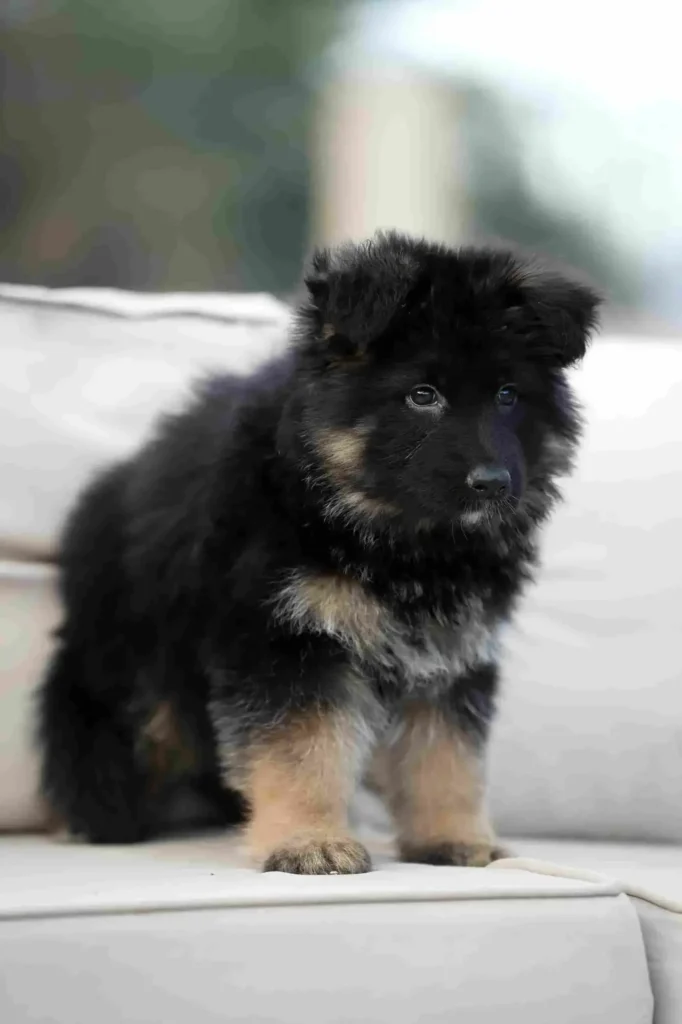 German Shepherd portrait used for puppy pickup and delivery guidance to Brentwood, California.
