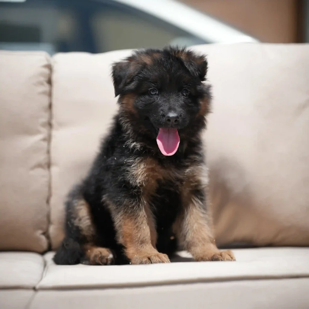German Shepherd portrait used for puppy pickup and delivery guidance to Beaumont, Texas.
