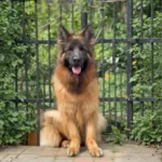IRMA Kolebka Wadery German Shepherd dam standing portrait 04 for Royal Tribes K9 pedigree content