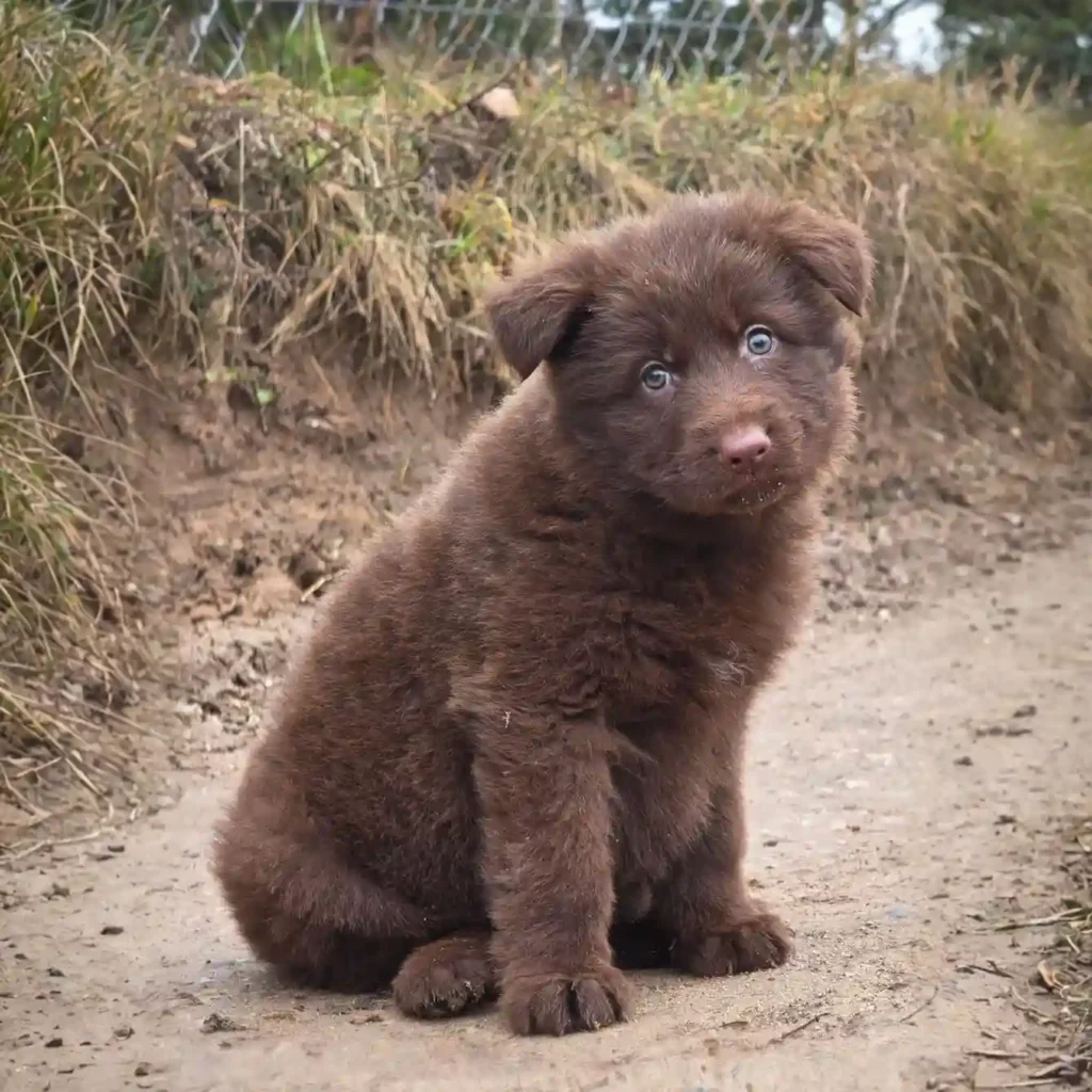 Valencia ( Female ) (imported) Full Liver (Chocolate) Long Coat German Shepherd Puppy profile photo 01 by Royal Tribes K9