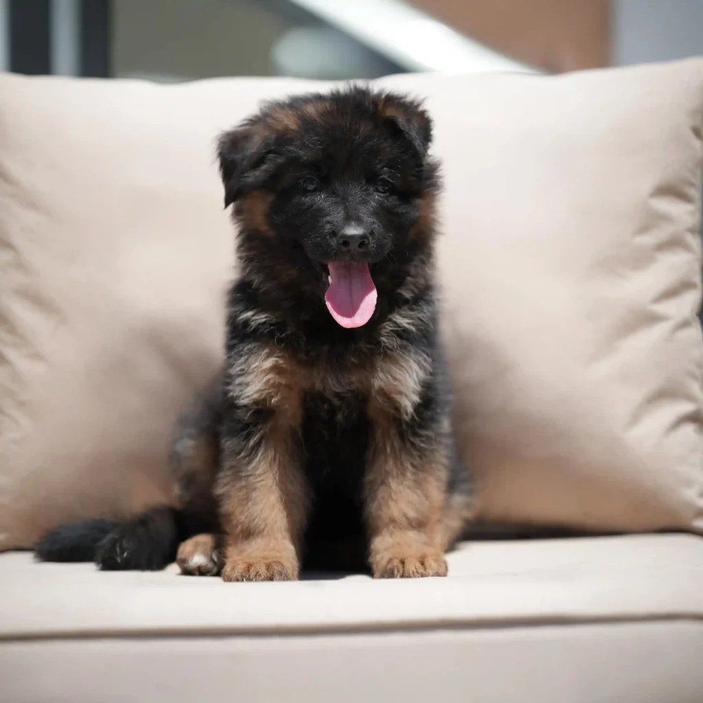 Jaxar RTK9 Team ( Male ) Black and Red Long Coat German Shepherd Puppy profile photo 01 by Royal Tribes K9